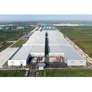 Buy cheap Fast Install Customizable Prefab Metal Warehouse Portal Structure from wholesalers