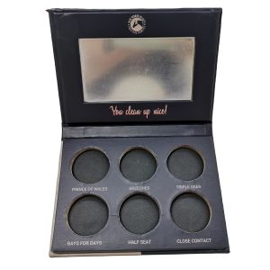 Buy cheap Empty Cardboard Eyeshadow Palette Packaging Box 1200gsm product