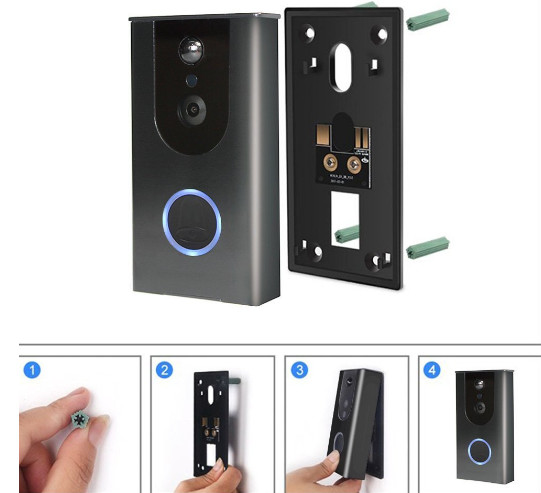 Buy cheap Commercial Wireless Digital Ding Dong Doorbell  Android and IOS APP control wifi HD doorphone camera visual doorbell from wholesalers