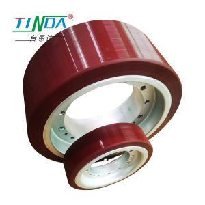 China Customize Enhanced Autonomous Rubber Wheel For Robotic AGV on sale