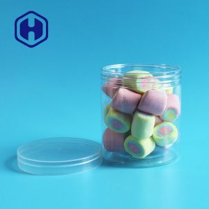 Buy cheap FDA 385ml Transparent Leak Proof Plastic Jar With Screw Cap from wholesalers