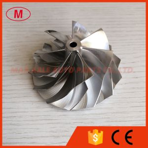 Buy cheap K16 reverse 59.00/76.00mm 7+7 blades high performance turbo milling/aluminum 2618/billet compressor wheel from wholesalers