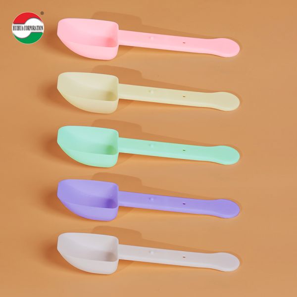 Wholesale Foldable White PP 10ML Solid State Dual-Use Food Grade Plastic Scoop Measuring Scoop