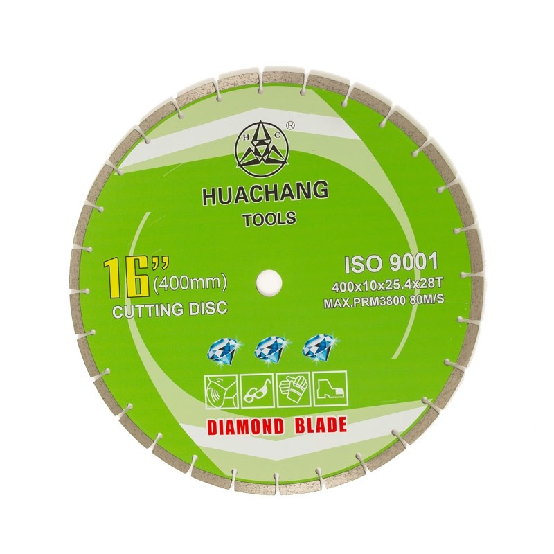 Quality 12" 13" 14" 16inch Segmented Cutting Blade 400mm Diamond Saw Blade 25.4mm Bore for sale Buy cheap 12" 13" 14" 16inch Segmented Cutting Blade 400mm Diamond Saw Blade 25.4mm Bore product