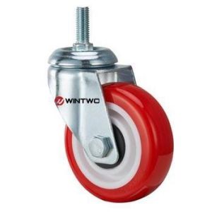Buy cheap PU swivel caster wheel from wholesalers