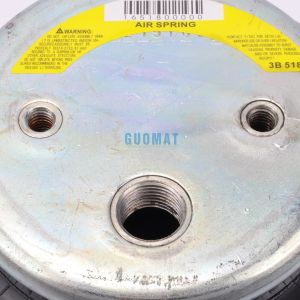 Buy cheap 7X3 Suspension Air Springs 132mm Triple Convoluted Rubber Shocks from wholesalers