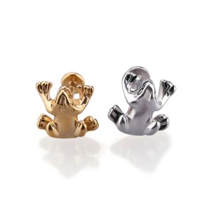 Buy cheap Wholesale body piercing jewelry frog shape labret ring lip stud from wholesalers