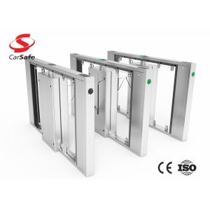 Buy cheap Indoor Flap Barrier Turnstiles High Level Full Automatic Intelligent Mechanism from wholesalers