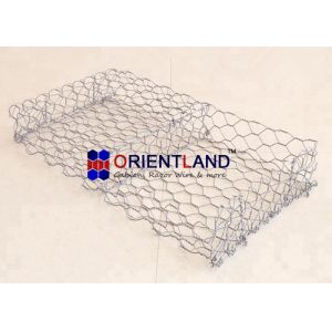 Buy cheap Latvia Permeable Gabion Wire Baskets For Embankment Aperture 60×80mm from wholesalers