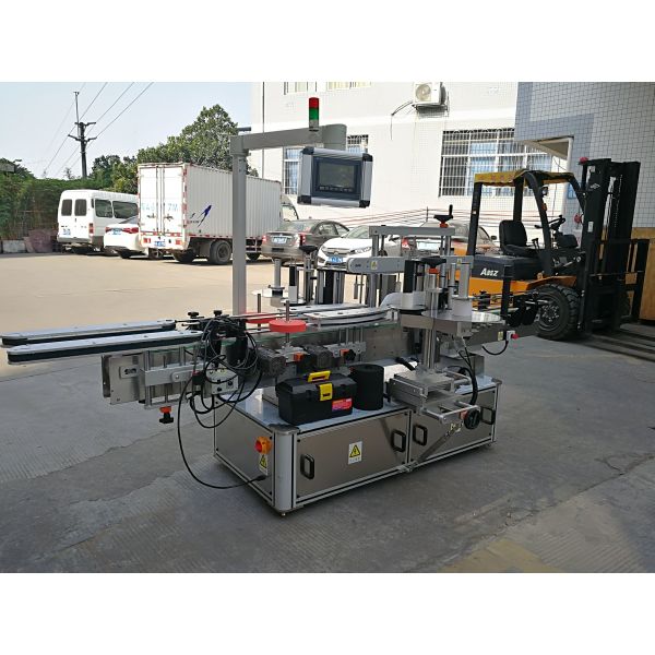 Quality Shampoo Bottle Double Side Sticky Labeling Machine Full Automatic for sale