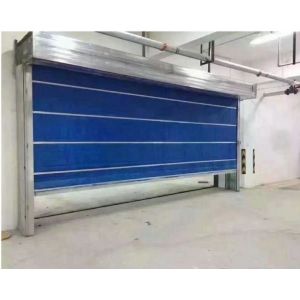 Factory Fireproof PVC Rolling Shutter Door 4.8m/Min 490PA Fireproof Roller