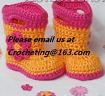 Buy cheap New shoes for baby girl 12 colors knitted booties Newborn crochet booties baby moccasins first walker shoes from wholesalers