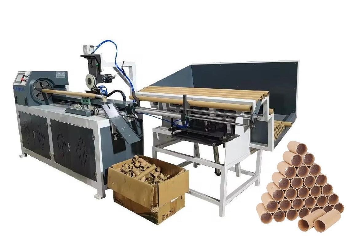 Buy cheap High Speed Industrial Automatic Paper Core Cutter Machine 1100-1300mm Tube product