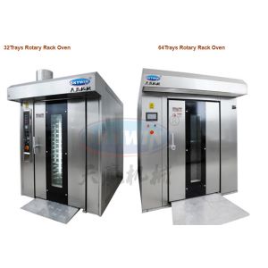 High Performance 64 Trays Rotary Electric Oven Gas Oven