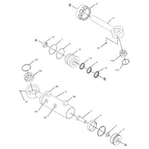 Buy cheap 4T-6895 Ring 4T6895 Pump Gp Piston 416 Engine 0R-1694 Cylinder Liner 0R1694 Cyl Kit from wholesalers