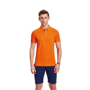 Buy cheap Customized Printed Orange Polo T Shirt ODM Available from wholesalers