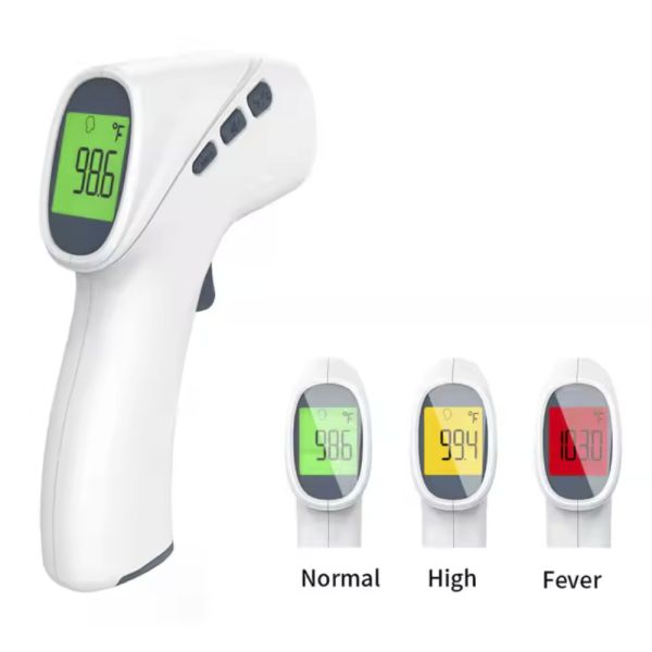No Contact Forehead Digital IR Thermometer FDA Approved 54.5X56.5mm With Lcd