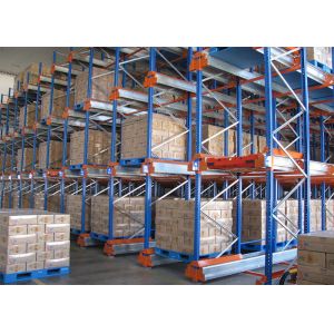 Radio Shuttle Racking System / Automated Warehouse Racking Systems With Pallet