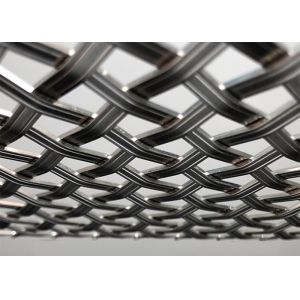 Panel 1.2-5.0mm Architectural Steel Mesh For Interior / Exterior Decoration
