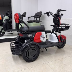 Buy cheap 50-60KM Electric Passenger Trike With Foldable Kid Seat For Parent Child Commuting product