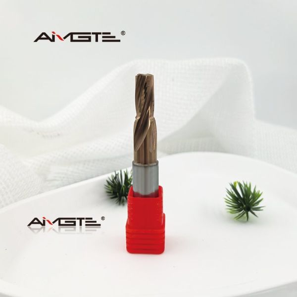 8.44mm 4 Flute Step Reamer with AlTiSiN Coating Precision Carbide Step Drill for