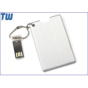 Buy cheap Full Metal Big Printing Area Name Card 64GB Thumb Drive Stick from wholesalers