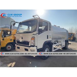 Buy cheap Sinotruk HOWO 4tons Propane Bobtail Truck LPG Dispenser Truck from wholesalers