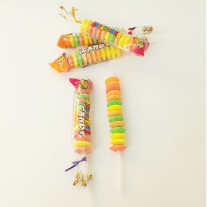 Colorful and Sweet Multi Fruit Flavor Roll Healthy Hard Compress Candy in Jars