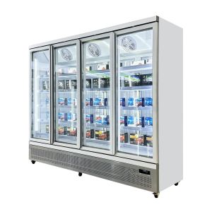 Supermarket 2077L Beverage Showcase Cooler Single-Temperature Refrigeration