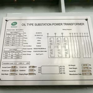 6500Kva Substation Power Transformer