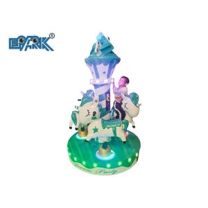 Buy cheap 200W Kiddy Ride Machine  Ice Cream Carousel Playground Equipment For Three People from wholesalers