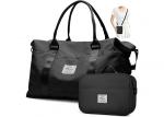 Buy cheap Hot Sale Waterproof Travel Bag Large Capacity Black Gym Shoulder Bag Ladies Weekend Travel Bag from wholesalers