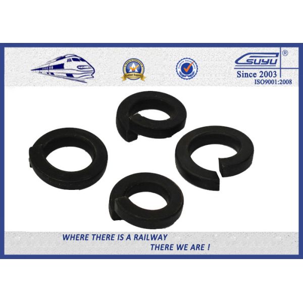 Buy cheap 65Mn Black Spring Locking Washer Single Layer And Double Layers For Railroad from wholesalers