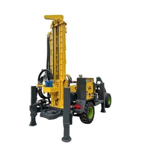 Buy cheap The RCF220W Wheel-type Trailer DTH Water Well Drilling Rig Powered By 65KW Engine from wholesalers