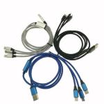 Buy cheap 3 In 1 Nylon Braided 2A Fast Charging USB Data Cable USB Charging Cable For from wholesalers