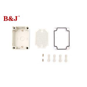 Grey Waterproof Plastic Junction Box IP66 Excellent Mechanical Performance