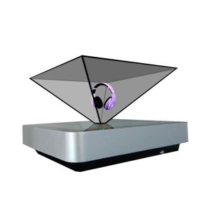 Inverted Triangle Pyramid 3D Holographic Display Android / Windows System HDMI /