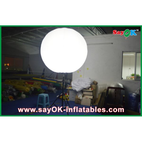Stand White Inflatable Lighting Decoration Air Balloons For Advertising Of