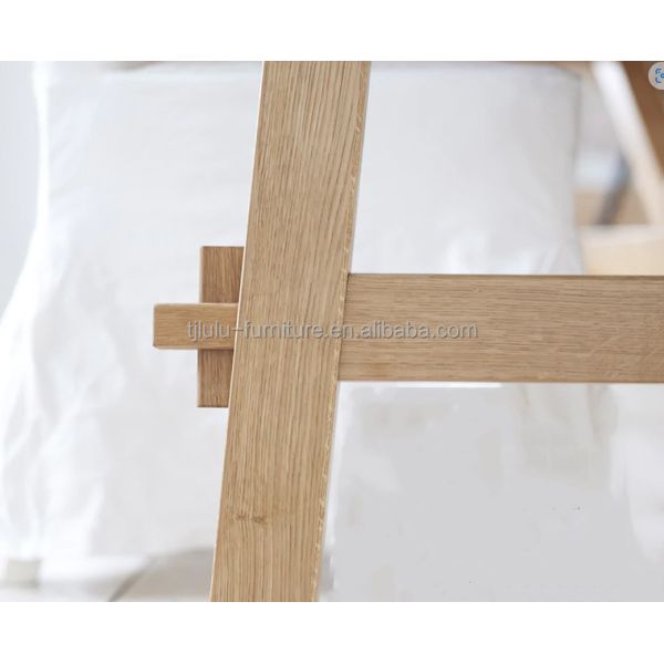 Nordic Style Rectangular Dining Table for Hotel and Restaurant Solid Wood Material Included