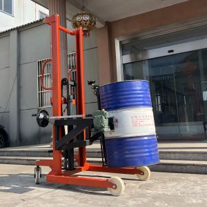 China Hand Oil Manual  Drum Stacker 350kg 3m For Warehouse Operations on sale