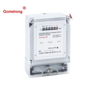 China Cheap Price Gomelong DDS5558-YG Single Phase Electronic Kwh Meters on sale