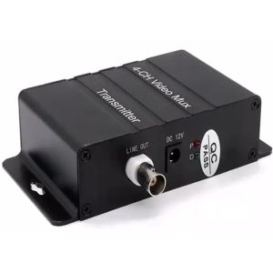 4ch Video Multiplexer 500m 4 BNC with RS485 Control Through Analog Signal