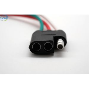 Buy cheap 4.5 Bullet Terminal-F/M 64859 3 Way Flat Complete Trailer Connector Light Wire Cable Harness from wholesalers