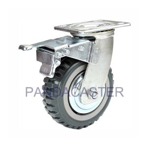 Buy cheap Durable Heavy Duty Casters Polyurethane Tread Wheels With Total Brake from wholesalers