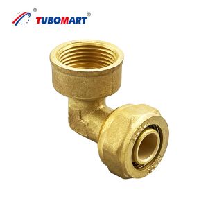 Buy cheap Brass Chrome Plated Compression Fittings Leak Resistant Pex Plumbing Fittings from wholesalers