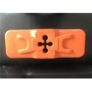 Buy cheap 620 x 220 x 130 High Stability Multi-Hole Availalbe HDPE temporary fence base Available 32mm and 40mm in One HDPE base from wholesalers