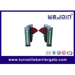 Buy cheap 900mm Width Electronic Flap Barrier Gate  /  Pedestrian Automatic Systems Turnstiles from wholesalers