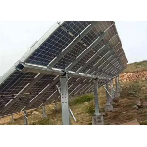 Buy cheap Galvanized Flat Horizontal Axis Solar Tracker Solar Tracking System from wholesalers