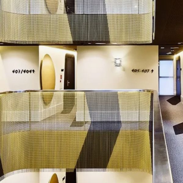 Buy cheap Semi Private Aluminium Silver Chain Curtain Fire Resistant / Rust Resistant from wholesalers