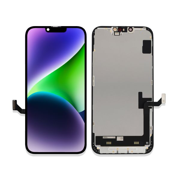 Factory Price JK Incell LCD Screen for iPhone 14 Plus with 1:1400 Contrast Ratio